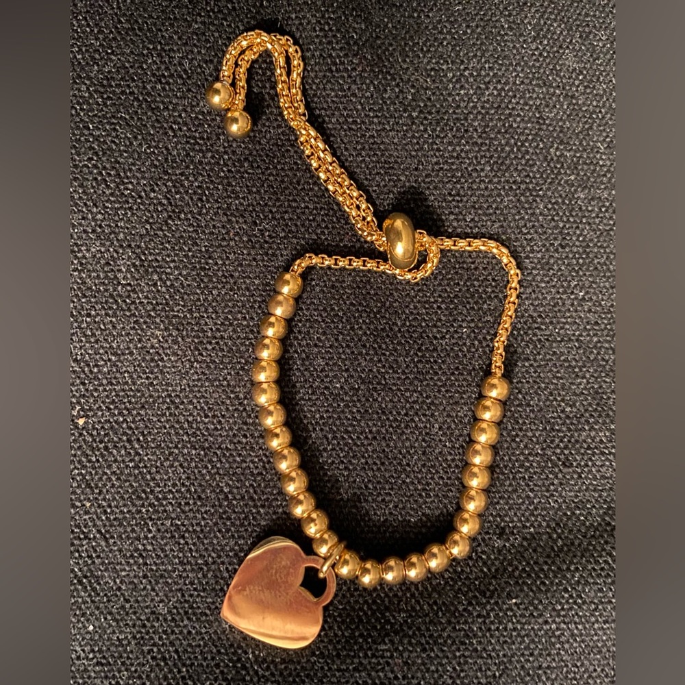 NWOT 18K Gold Plated Titanium Bracelet